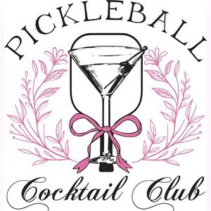 Pickleball Cocktail Club Graphic Tee